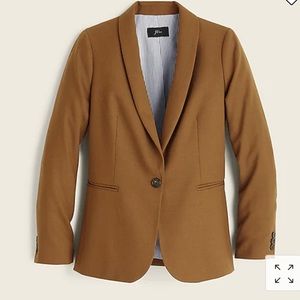 JCrew Parke Blazer Wool Caramel Size 4 Worn Once